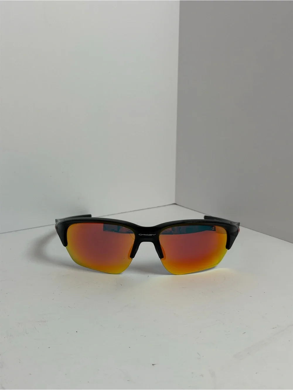 Oakley Flak Beta Black Frame Red Mirrored Lenses Sunglasses Rehab